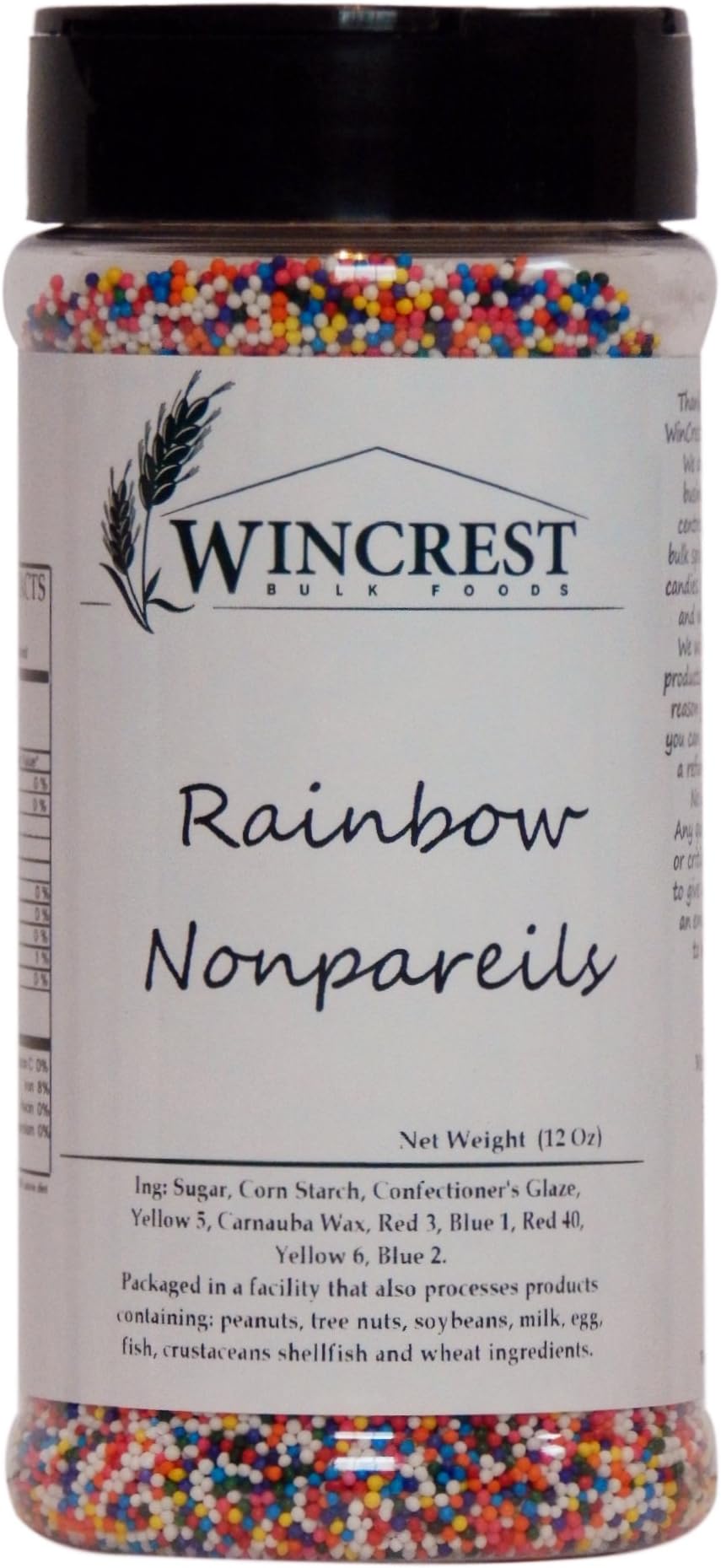 Rainbow Nonpareils - 12 Oz