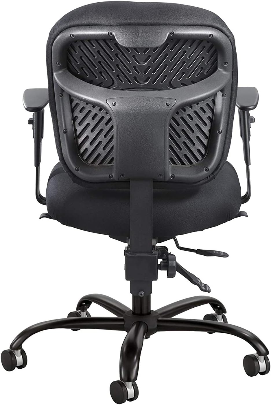 Safco Products 3391BL Alday 24-7 Task Chair (Optional arms Sold Separately), Black