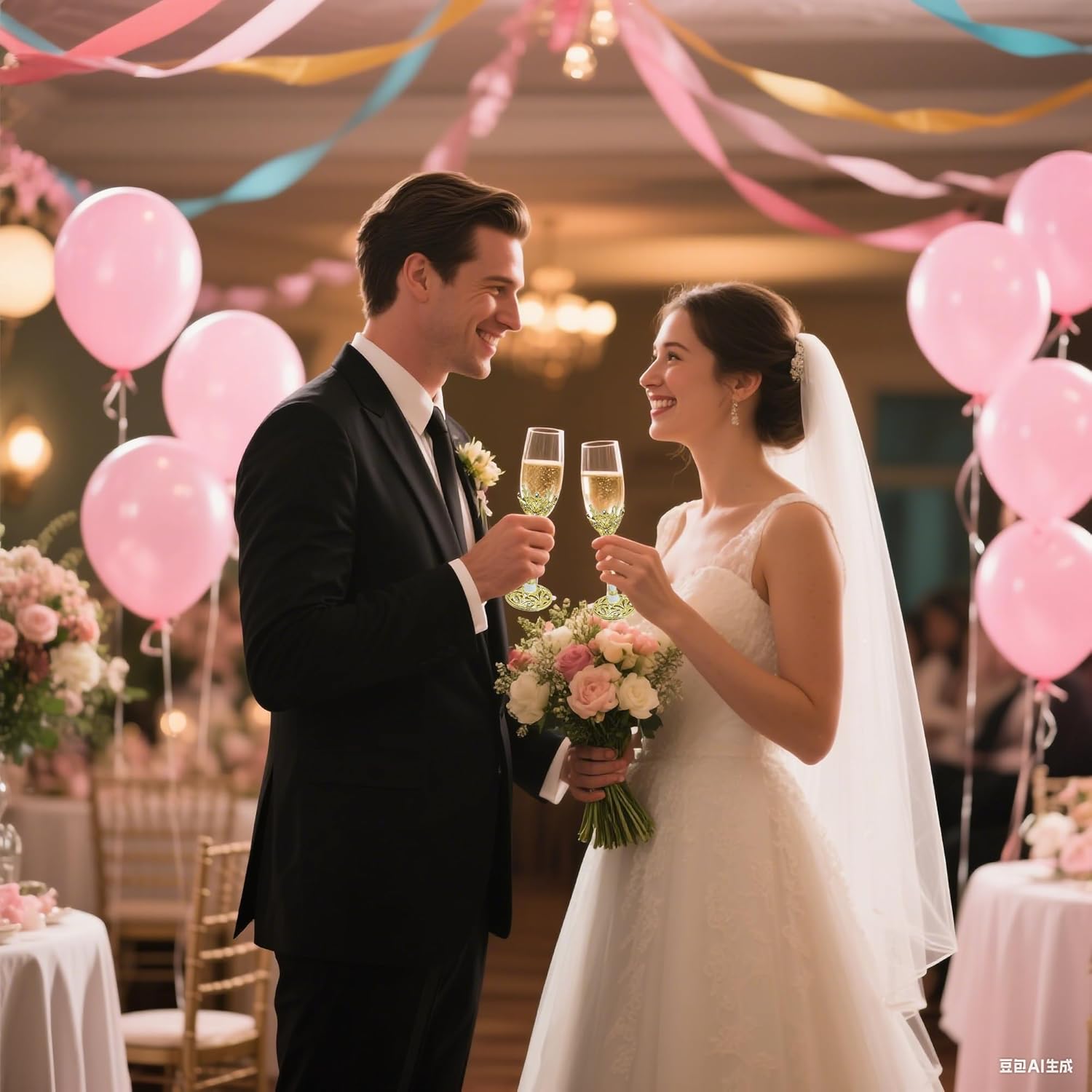 Gold Champagne Flutes -Wedding Toasting Glasses for His and Hers,Engagement Celebrations, Bridal Shower and Registry Idea, Gifts for Bride and Groom Gifts,7oz (Gold) - Image 8