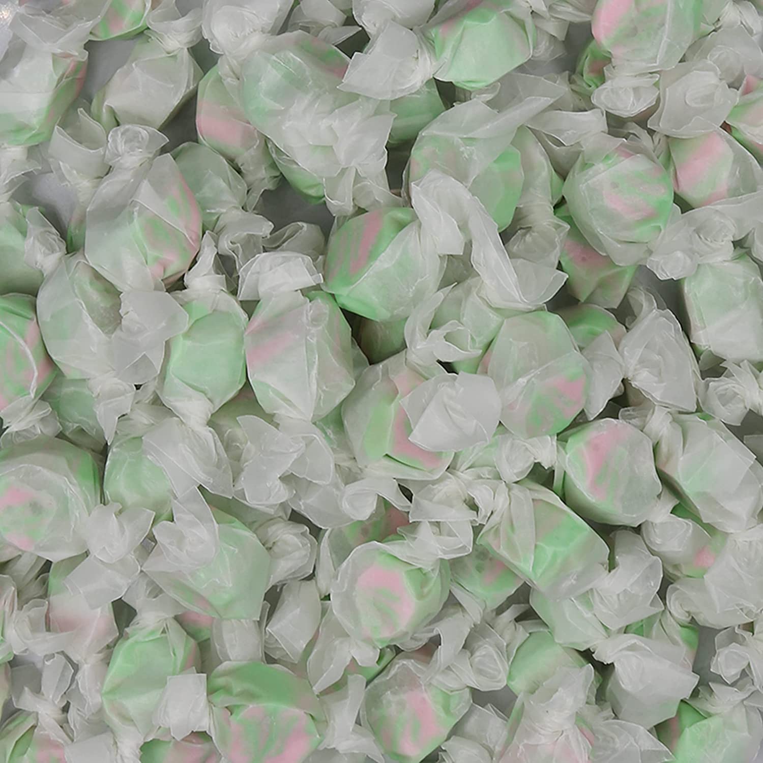 Gourmet Soft and chewy Salt Water Taffy Candies - Individually Wrapped - Bulk bags (Watermelon, 3 Pound (Pack of 1))