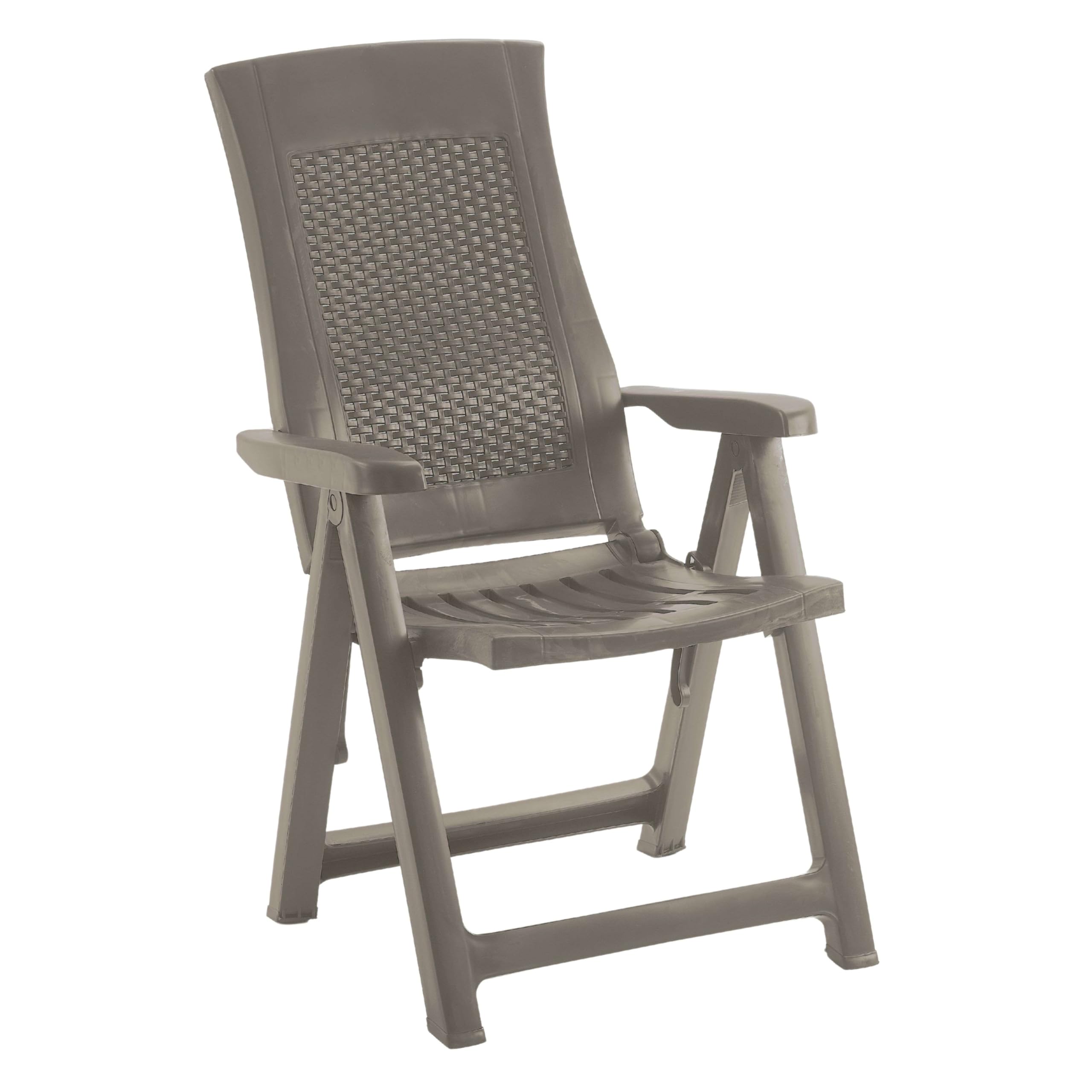 Miroytengo Pack 2 Sillones Plegables Muebles de Exterior Gold Estilo Práctico en Color Marrón 59x108x62 cm