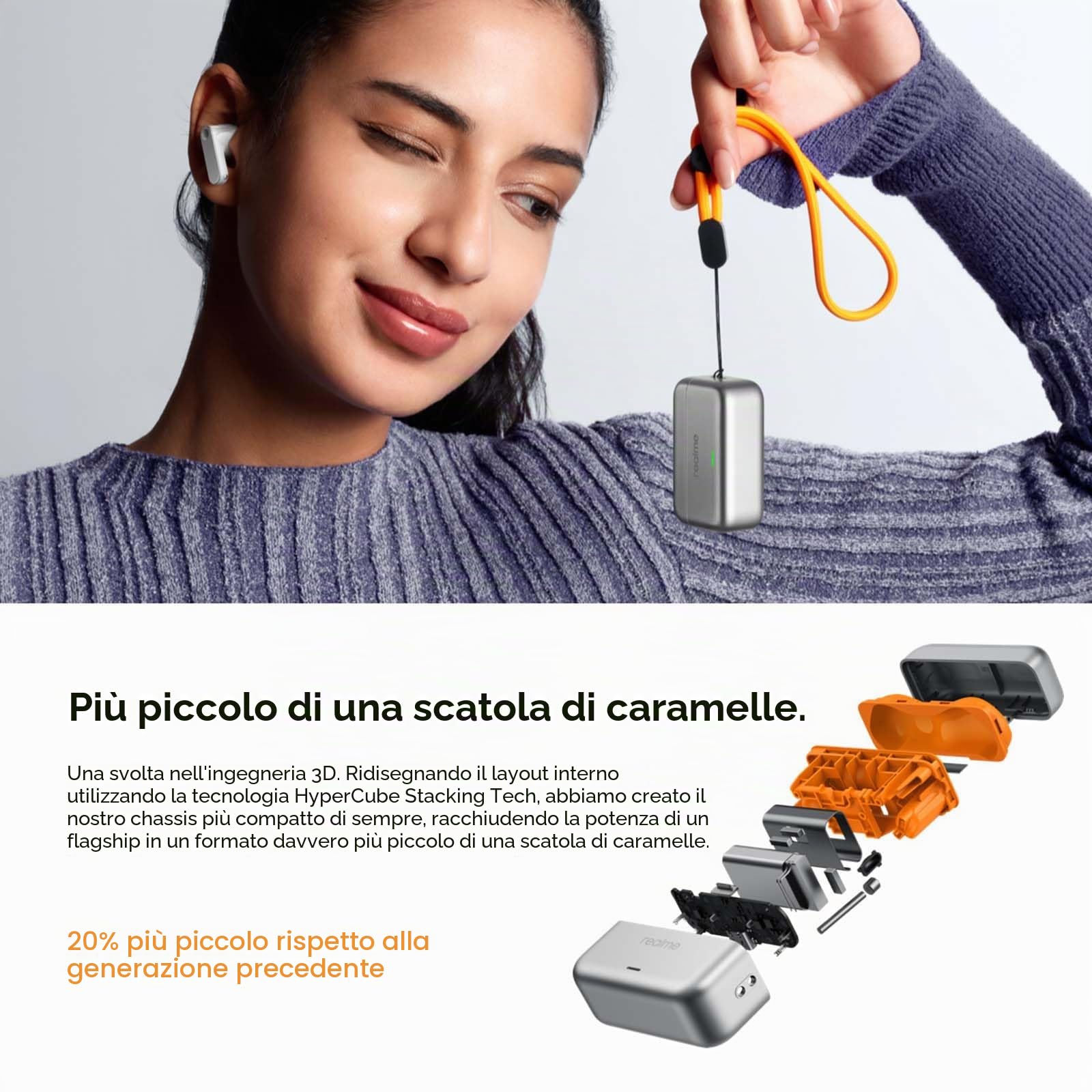 realme Buds T500 Pro Cuffie Bluetooth, Auricolari Wireless con 50dB ANC Adattivo, 56h Autonomia Auricolari Bluetooth, TWS In-Ear con 12,4mm Hi-Res Audio Controller, Traduzione AI, BT 6.1 e IP55
