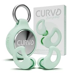 CURVD Everyday Earplugs Case Clip Bundle The Perfect earplug for Sleep Travel Noise Sensitivity canceling Case Clip Package