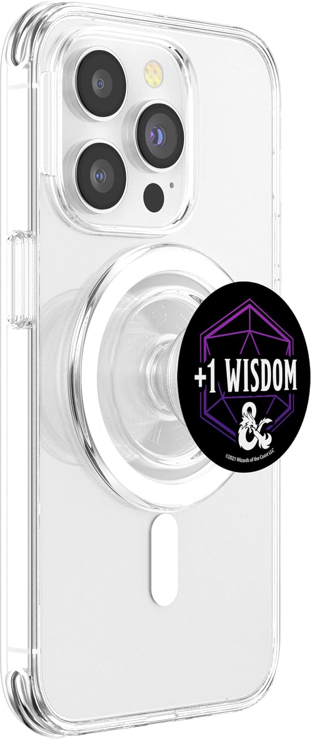 Dungeons & Dragons Plus One Wisdom PopSockets MagSafe PopGrip for iPhone