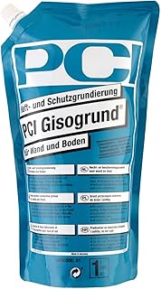 PCI GISOGRUND Schutzgrundierung 1 Liter Tiefengrund Grundierung Voranstrich - Zum feuchtigkeitsbremsenden Verfestigen und Grundieren