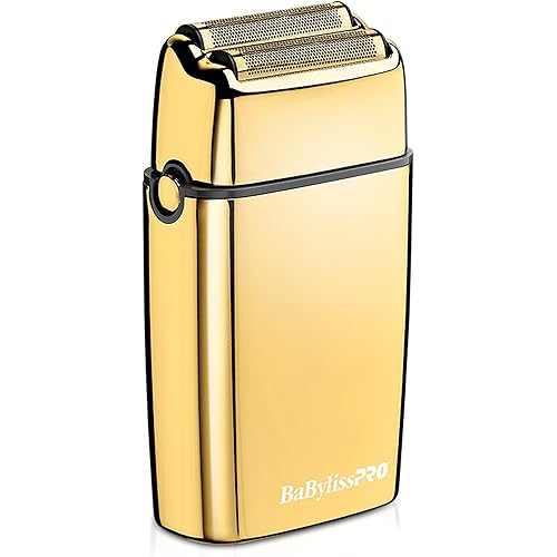 METALFX Double Foil Shaver, Handheld Electric Razor for Travel, Portable Cordless Close Face Shaver for Head, Beard, & Neck