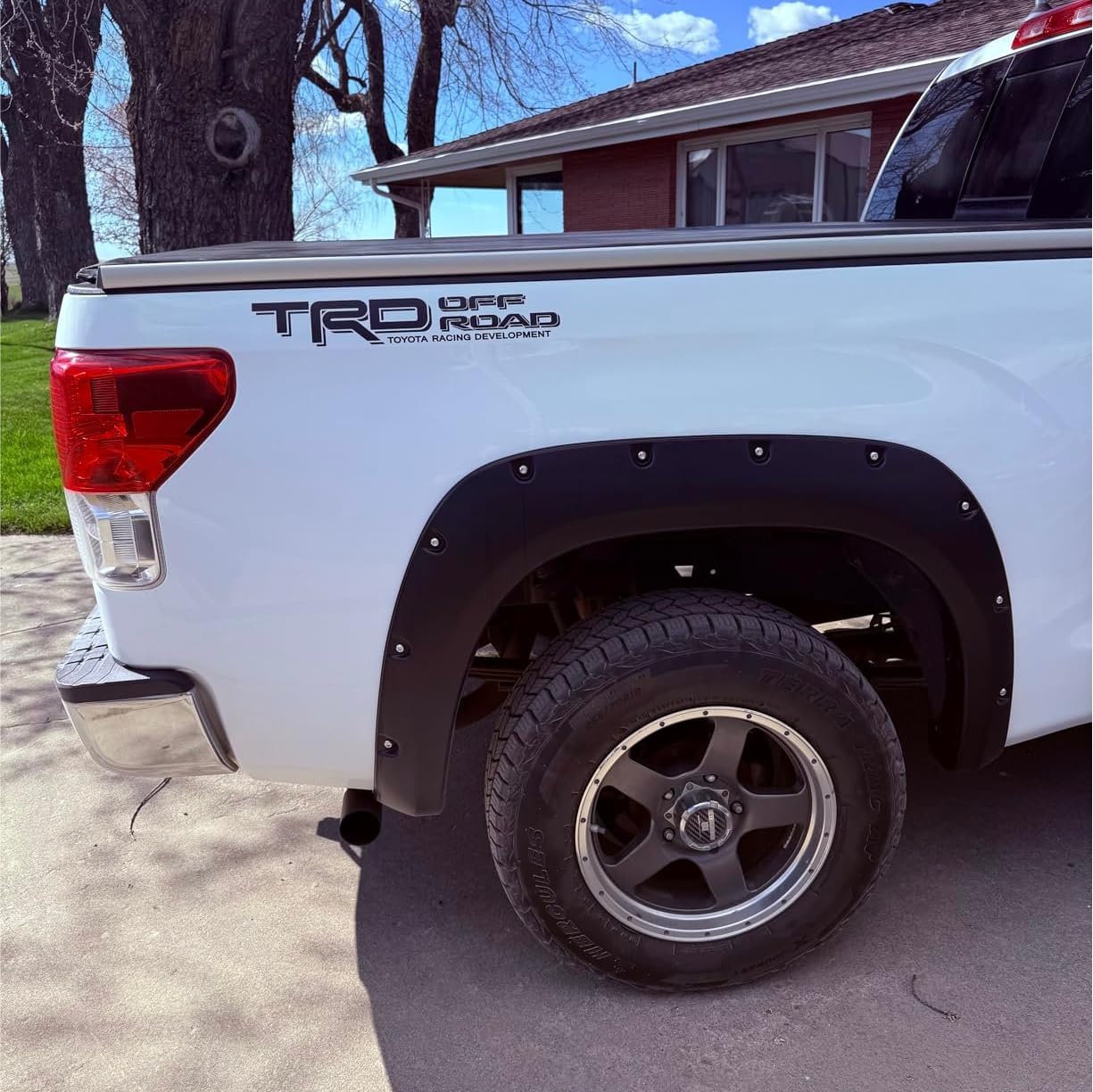 Offroad Bedside Decals for Tacoma and Tundra, Replacement Stickers, 2 Pack with Squeegee (Black)