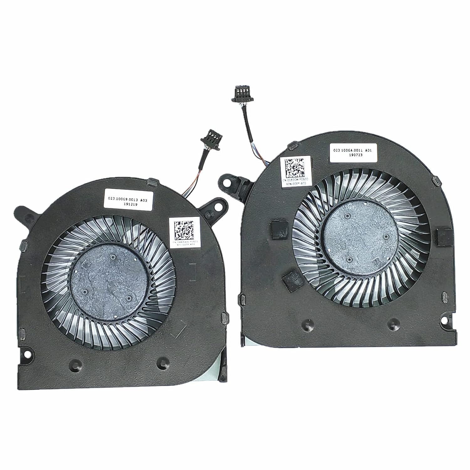 Wymiana nowego CPU+GPU wentylator chłodzący dla DELL 2019 G3 3590 G3-3590 2020 G3-3500 G3 15 3500 Series 04NYWG 0160GM EG75070S1-1C060-S9A EG7550 070S1 -1C070-S9A FLLK FLLJ Wentylator