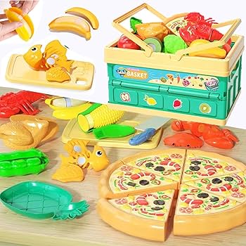 Amazon | La Gacelaおままごとセット 55点セット 野菜 果物 食器