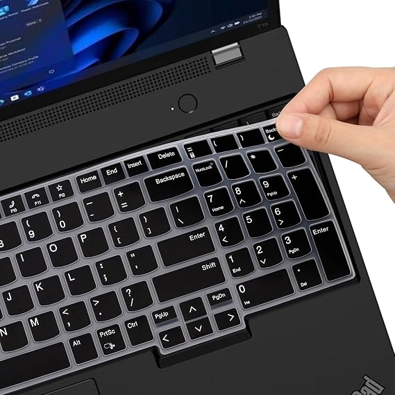 Keyboard Cover for Lenovo ThinkPad E16 T16 P16 P16v P16s Gen 3 /Gen 2 /Gen 1 16 inch Laptop, Thinkpad L15 Gen 4/3 15.6 (Not Fit Thinkpad Z16, X1 Fold 16, L15 Gen 2/1)