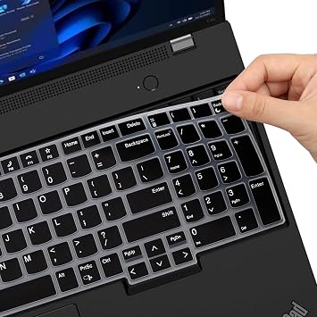 Keyboard Cover for Lenovo ThinkPad E16 T16 P16 P16v P16s Gen 3 /Gen 2 /Gen 1 16 inch Laptop, Thinkpad L15 Gen 4/3 15.6 (Not Fit Thinkpad Z16, X1 Fold 16, L15 Gen 2/1)
