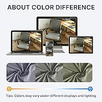 Vista 5 de Forcheer - Fundas elásticas para silla de oficina de Jacquard, resistentes al agua, 2 piezas para sillas de escritorio o de la computadora