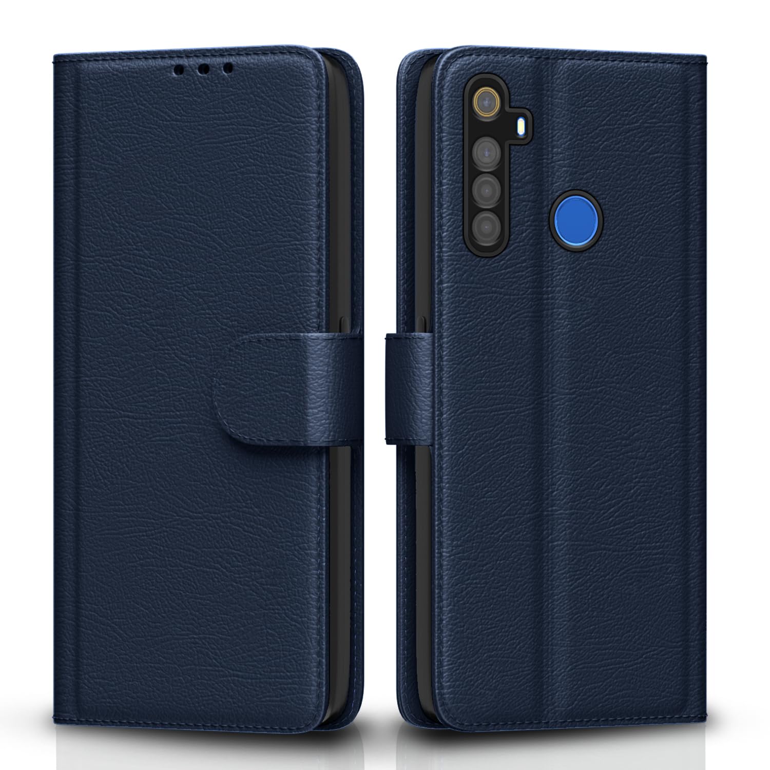 Pikkme RealMe 5 / 5s / 5i Flip Cover Leather Finish | Inside TPU
