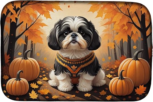 Miniatura 47 de Caroline's Treasures DAC1072DDM Shiba Inu - Tapete de secado de platos absorbente para encimera de cocina, tapete escurridor de platos para SHIBA