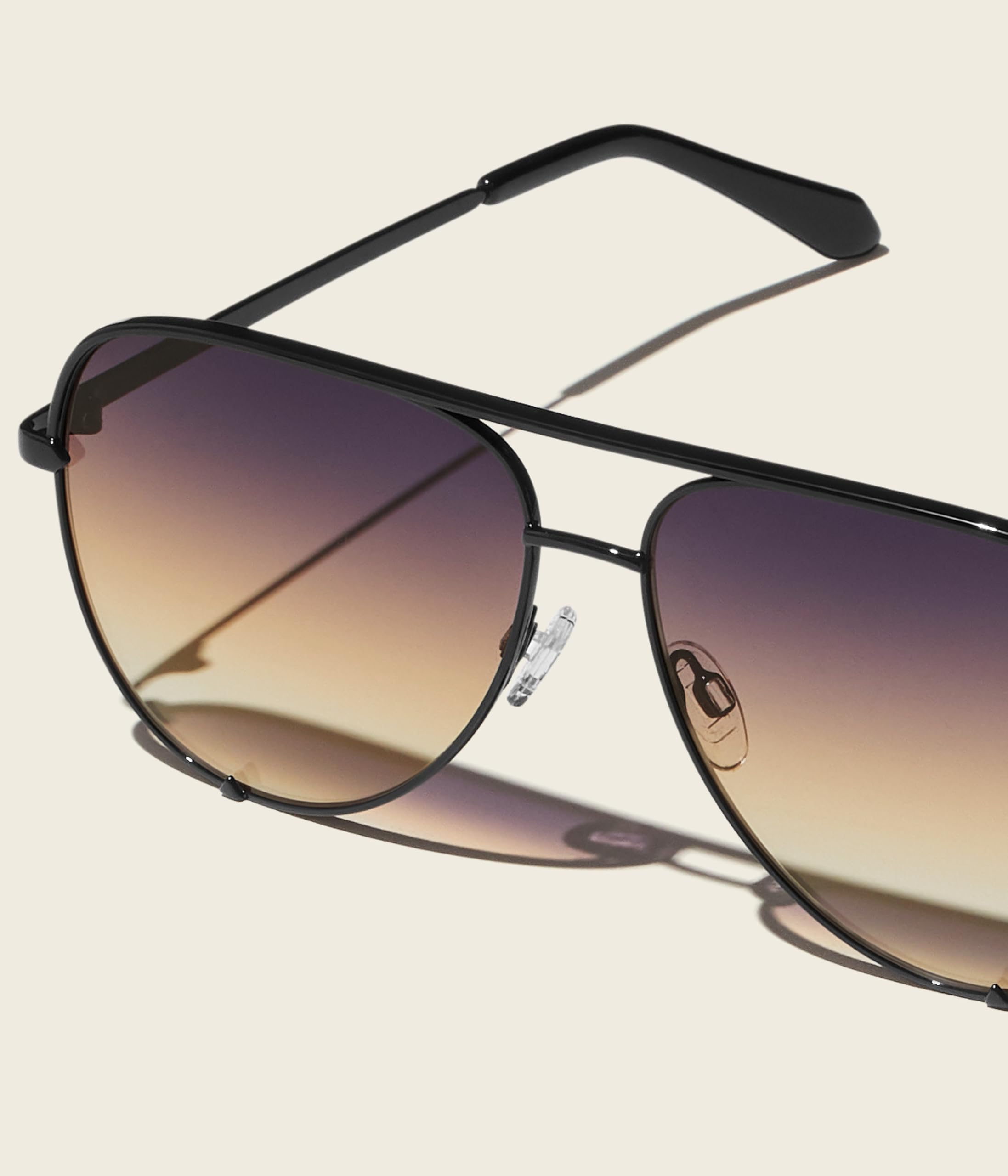 QUAY - Sunglasses For Men & Women, Extra-Oversized Aviator Shades, UV Protected Lenses