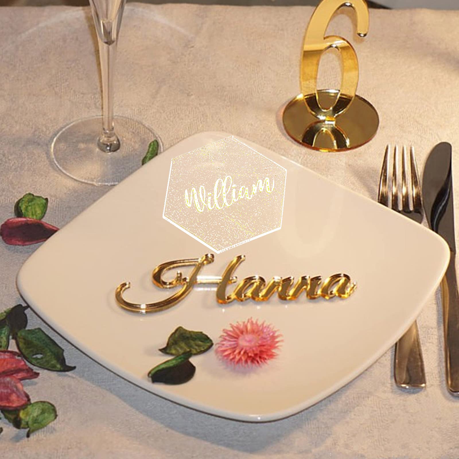 20/50 pezzi carta da tavolo in acrilico trasparente fornure per matrimoni carte da seduta trasparenti segno nomi degli ospi tag decorazione fai da te per feste  15