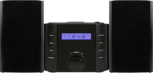 Sylvania SRCD804BT microsistema de CD con radio y Bluetooth