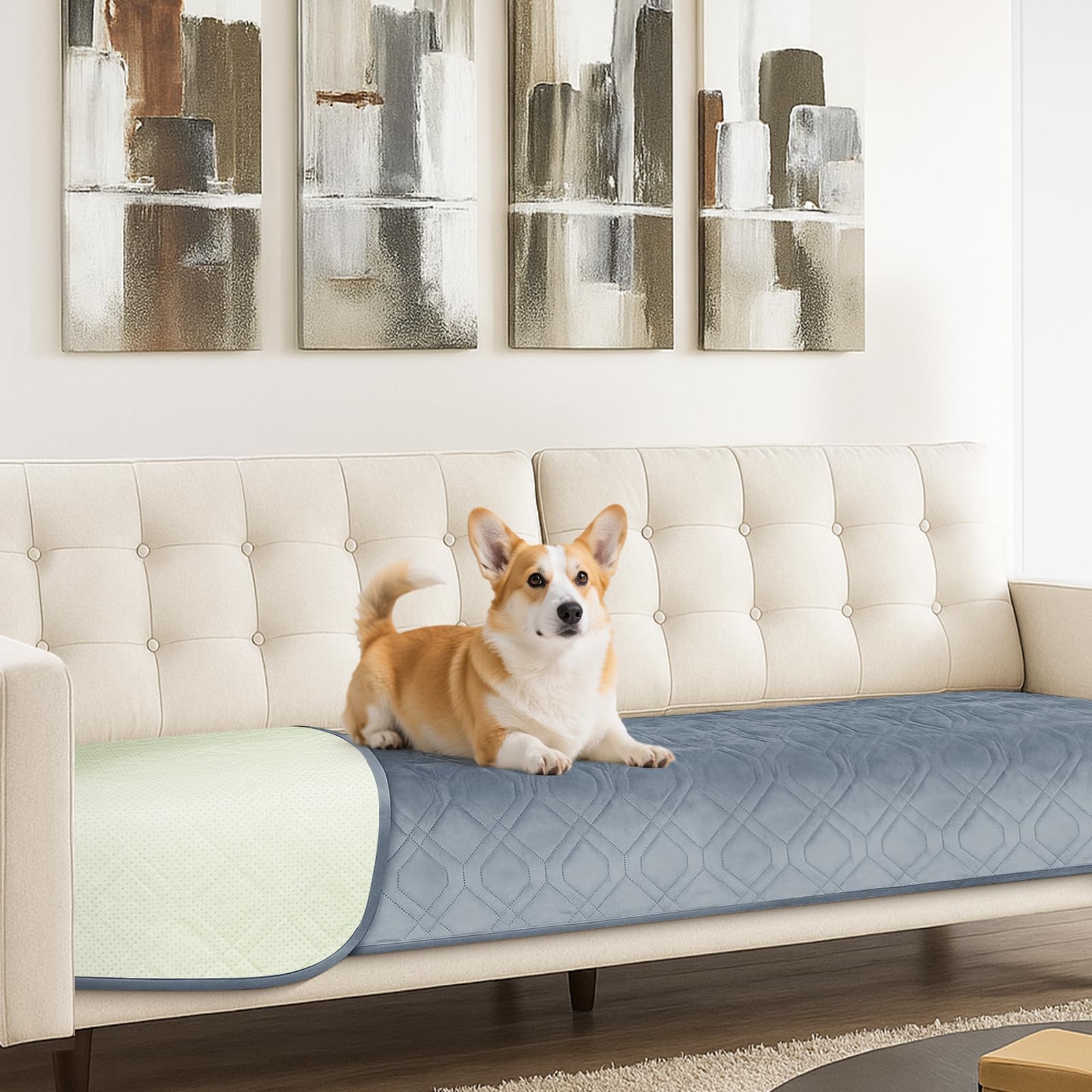 Luvore Soft Sofa Covers Washable 76x190cm - Sofa Cushion Covers, Non-Slip Sofa Cover - Quick-absorbent Surface, Furniture Protector for Dogs and Cats — image 1
