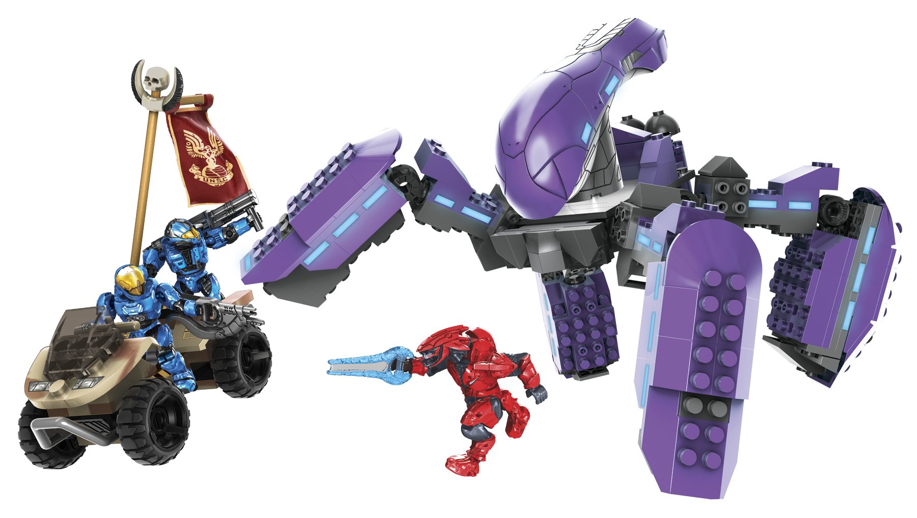 その他 Covenant Mega Brands Halo Anniversary Bloks Set #96965 Versus Covenant