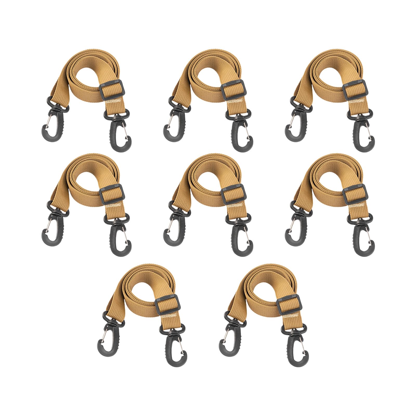 Kaeltsyn Khaki 8Pack Multipurpose Garage Clip For Seasonal Decoration Easyly To Install And Remove Leaves Without Residues Easyly Install Clip