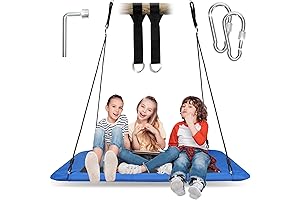 Premium 700lb Six Swing for Adults and Kids - Durable Swinging Platform Kit