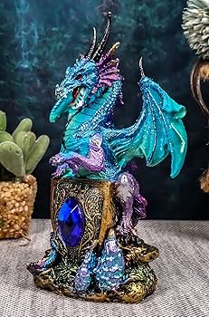 Amazon.co.jp: Ebros Azure アナと雪の女王 ブリザード ドラゴンガード