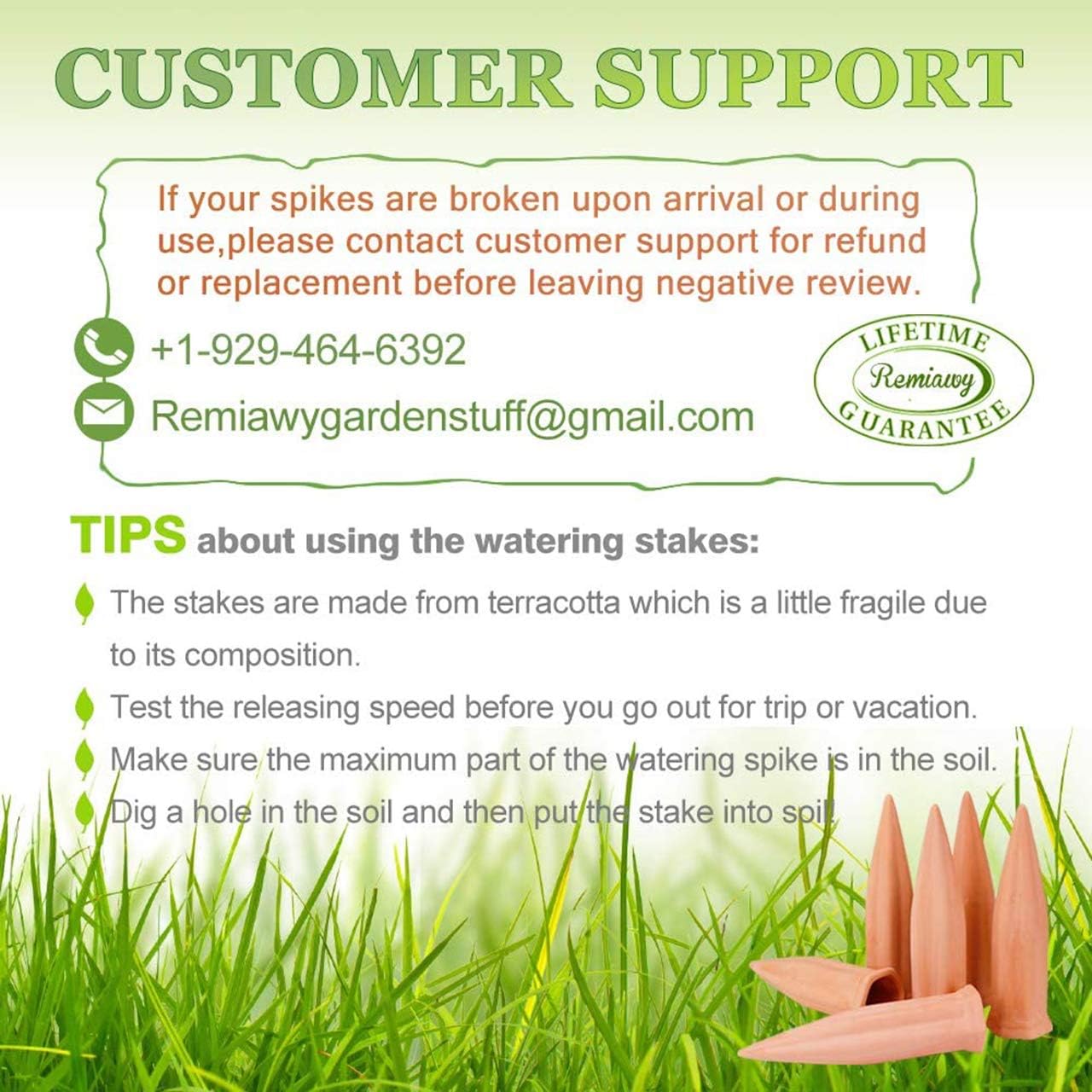 Bеѕt Cуbеr Mоndау 🔥 REMIAWY Plant Watering Devices 8 Pack Terracotta Vacation Plant Waterer Wine Bottle Watering Stakes Slow Release Plant Watering Spikes Perfect Self Watering Devices for Indoor Outdoor Plants (8)