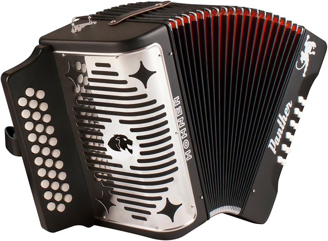 Hohner 3100FB, Panther, 3-Row FBE Diatonic Accordion