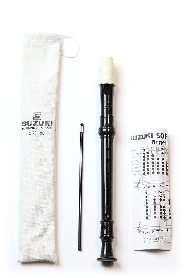 Suzuki SRE-80 3-Piece English Recorder by SUZUKI - Used condition - US$8.25