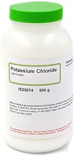 Lab-Grade Potassium Chloride, 500g - The Curated Chemical Collection