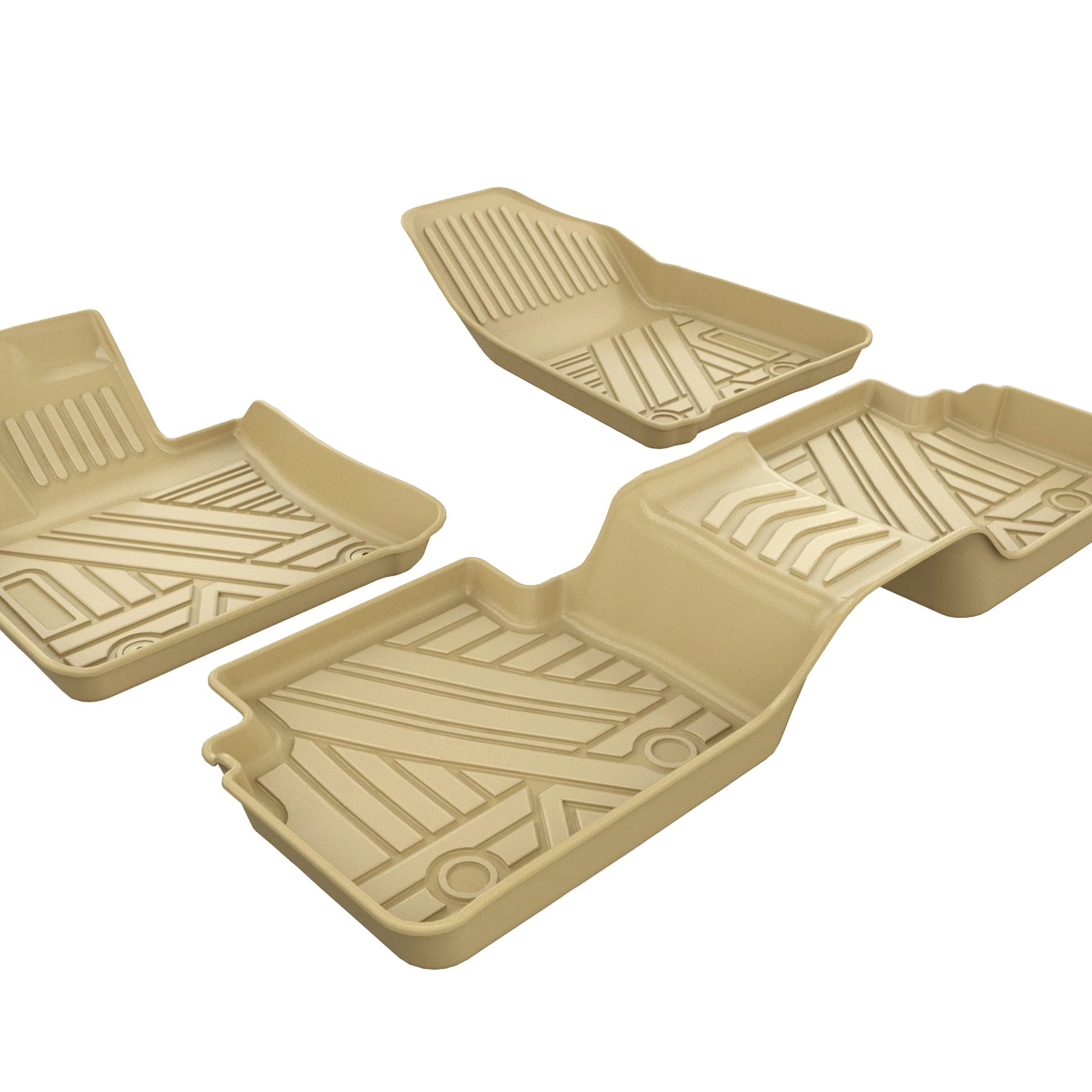 Photo 1 of FEELON Floor Mats Compatible for 2018-2023 Toyota Camry, 5 Seat with Car Mats Weather Protection Custom Floor Liners Automotive Interior Accessories Khaki