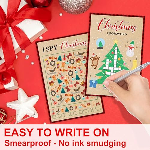 Miniatura 4 de Juegos de fiesta de Navidad paquete de 4 juegos de Navidad, juego de aula, noche de juegos familiares, juego de rompehielos en equipo, actividades