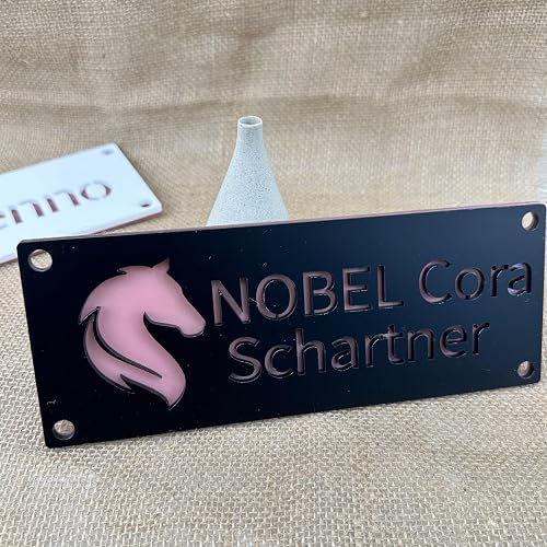 Letrero Personalizado Con Nombre De Establo Caballos, Placa Acrílica Recortada, Puerta Personalizada For