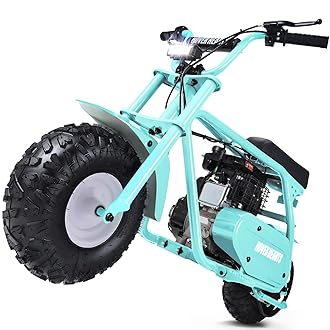 Mini Bike, Gas Dirt Bike, Minibike, Gas Powered Mini Bikes for Adults, 99cc-4 Stroke Pit Bike with Led Light, Min Dirtbike, Motorcycle Max Load 200 Lbs, Max Speed 28 Mph, Age13+