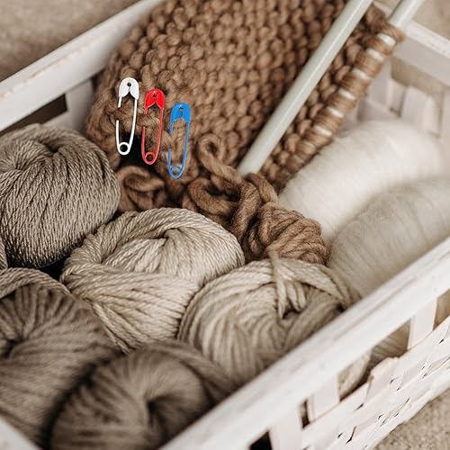 Miniatura 6 de 250 pines de seguridad pequeños, de 0.75 pulgadas  0.748 in para ropa, pasadores de seguridad de metal para ropa, costura, artesanías, fabricación