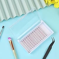 Vista 6 de Extensiones de pestañas postizas con purpurina, pestañas postizas para extensiones de pestañas, rizo D, pestañas para cosplay, pestañas