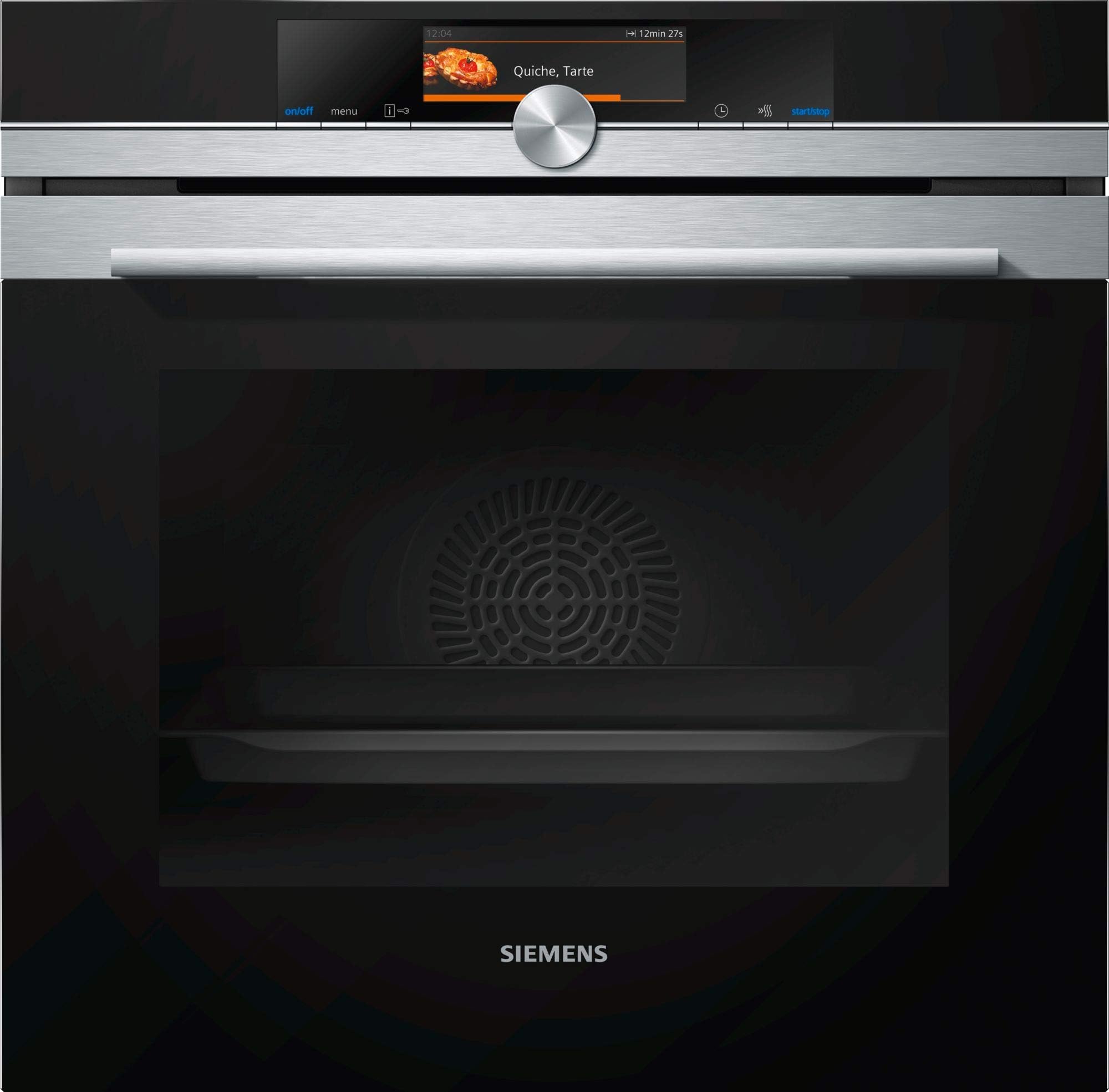 Siemens 60 cm Home Connect Built in Oven with Fan, 71 Liters, Made in Germany, 3 Years Warranty, HB678GBS6M