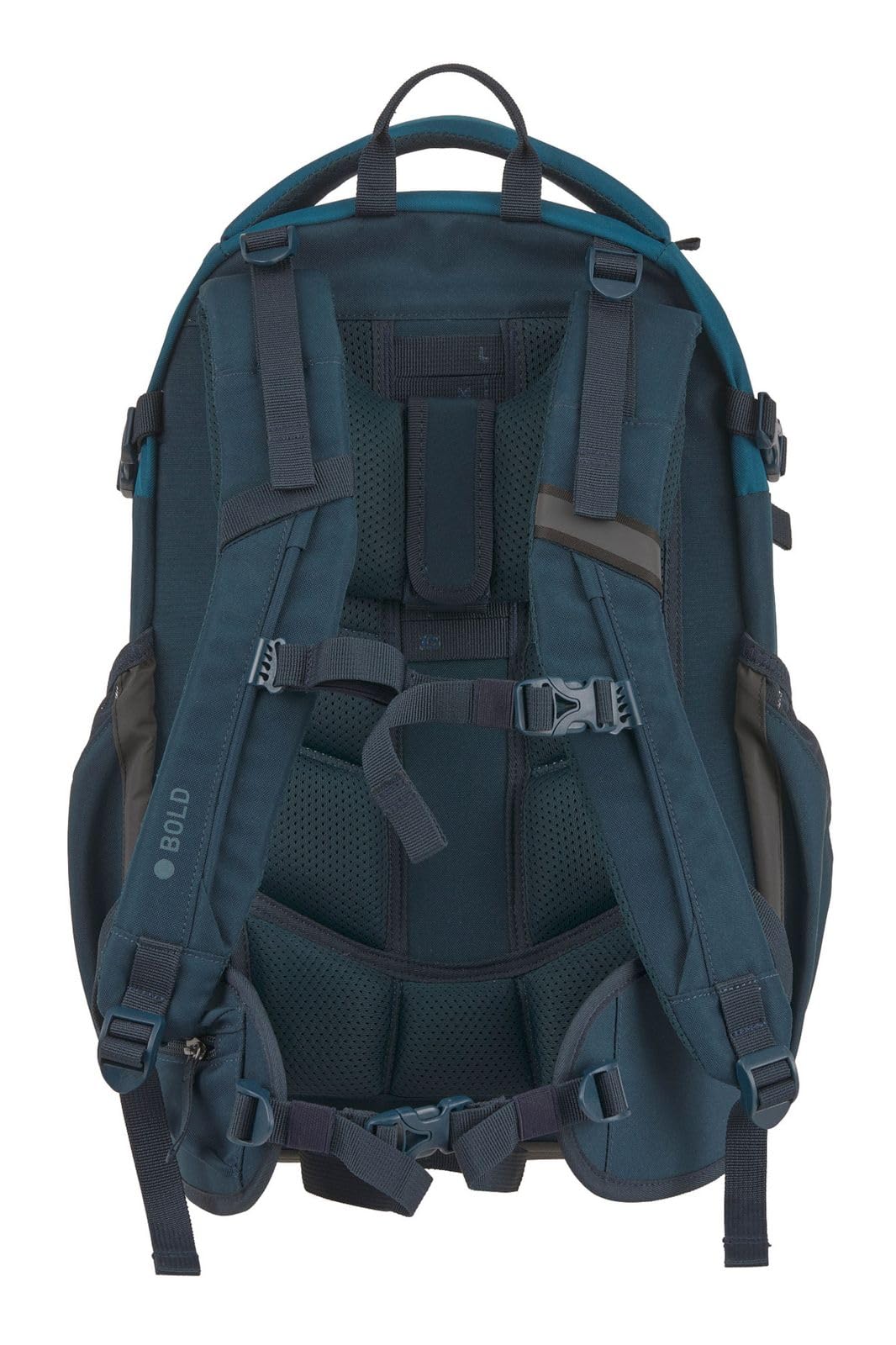 LÄSSIG Schulrucksack mit Laptopfach Bold Origin School Backpack Dark Blue dunkelblau