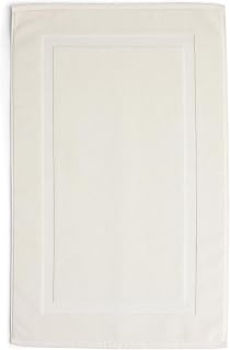 Preston Lane Duoro Bath Mat Cotton Plush Bathroom Rug Absorbent - Alabaster