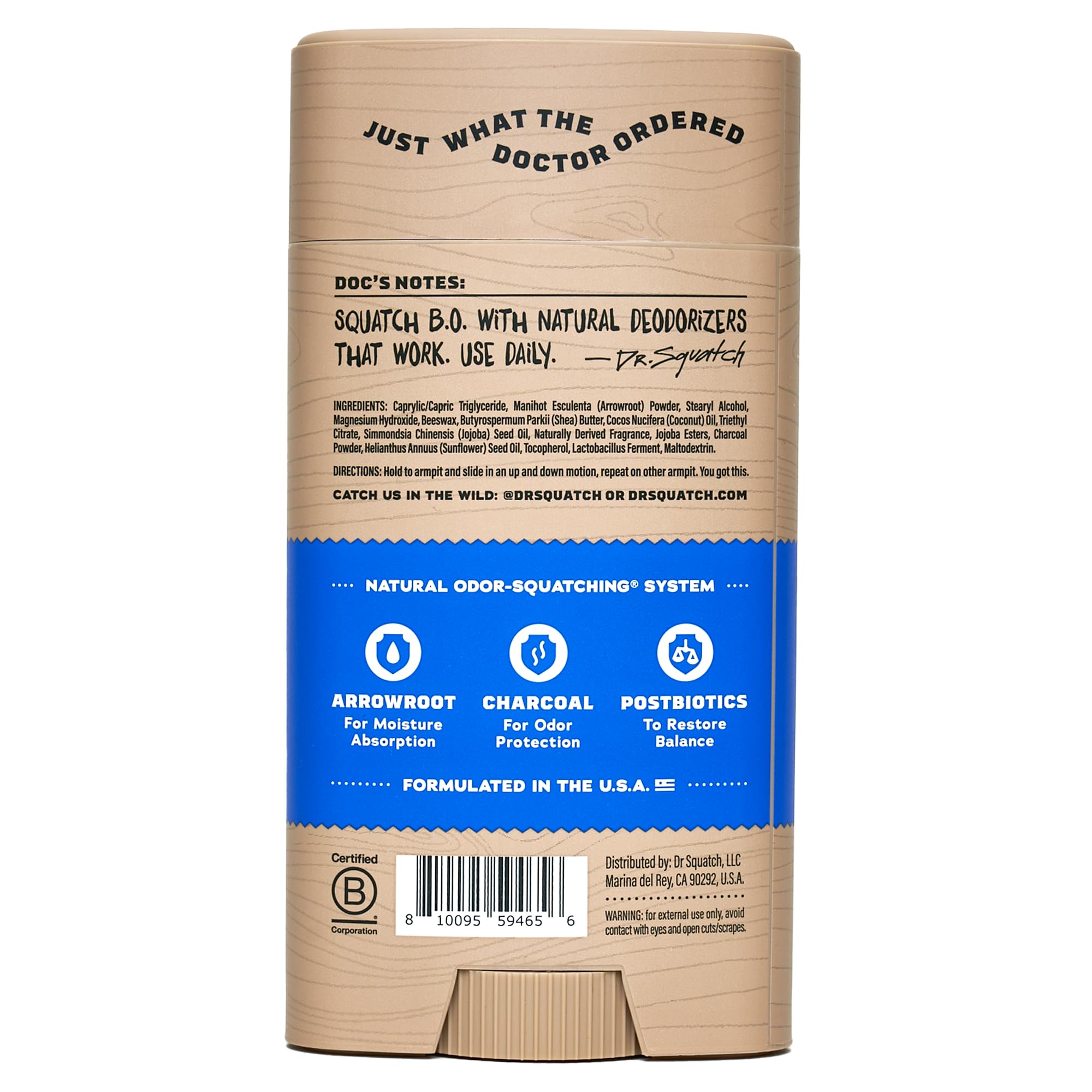 Dr. Squatch Natural Men's Deodorant (3-Pack) -13 Dr. Squatch Natural Men's Deodorant (3-Pack) -13