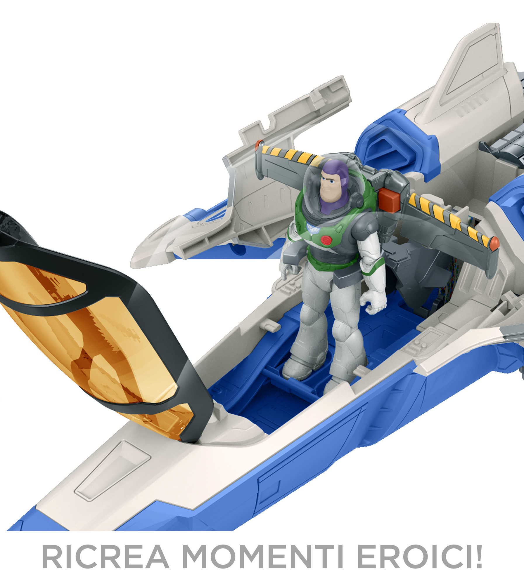 Disney and Pixar Lightyear Toys , Buzz Lightyear Figure with Blast and Battle XL-15 Spaceship , Collectible Set , Gifts for Kids