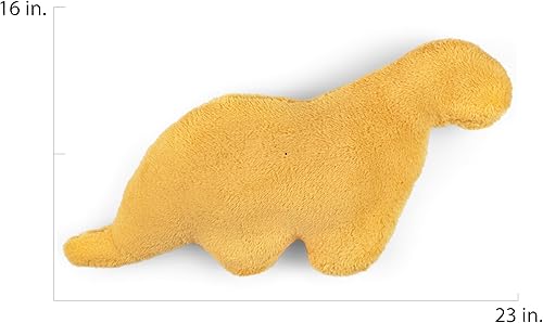 Miniatura 3 de Almohada grande de 19 en 3 piezas con forma de pepita de pollo con dinosaurio, juguete de peluche divertido y extraño regalo para niños, niñas,