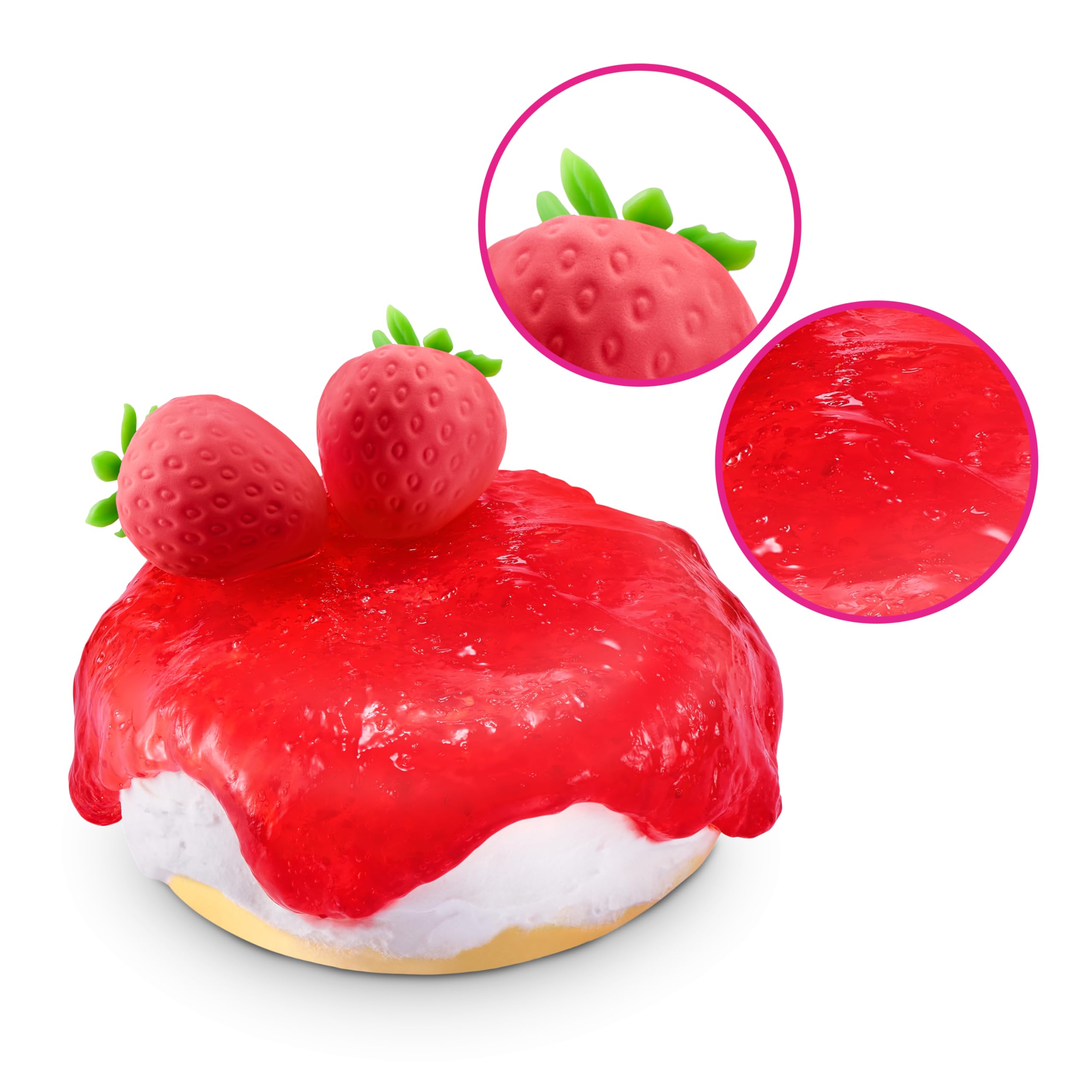Slime Mart Small Bag (2PK) by ZURU for Making Strawberry Cheesecake Compound Slime Toy - Image 4