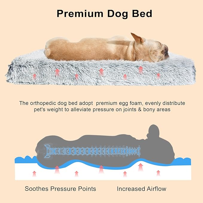 Cama Ortopédica para Perro Mediana 76x51cm Lavable miniatura 4