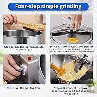 Vista 6 de Molinillo de Granos Eléctrico 2600W Molinillo de Polvo Superfino Molinillo de Materiales Secos Máquina 36000r/min Molinillo de Granos de Alta