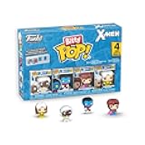 Funko Bitty Pop! X-Men: Rogue, Nightcrawler, Gambit, Storm and A Surprise Mystery Mini Figure - 0.9 Inch (2.2 Cm) Collectable - Stackable Display Shelf Included - Gift Idea - Cake Topper