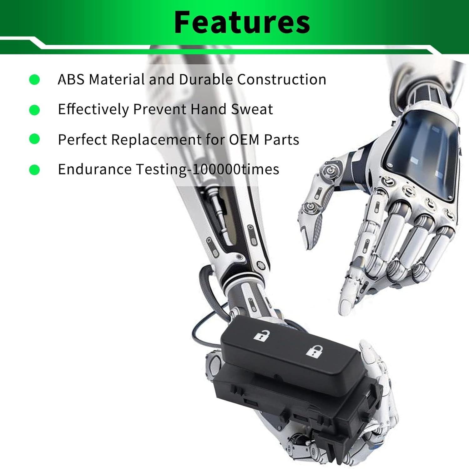 Power Window Control Switch Button Front Driver Side Door Lock Switch & Mirror Switch for:-Chevy Silverado/for:-GMC Sierra 1500 2500HD 3500HD, 2007 2008 2009 2010 2011 2012 2013 (All-New)