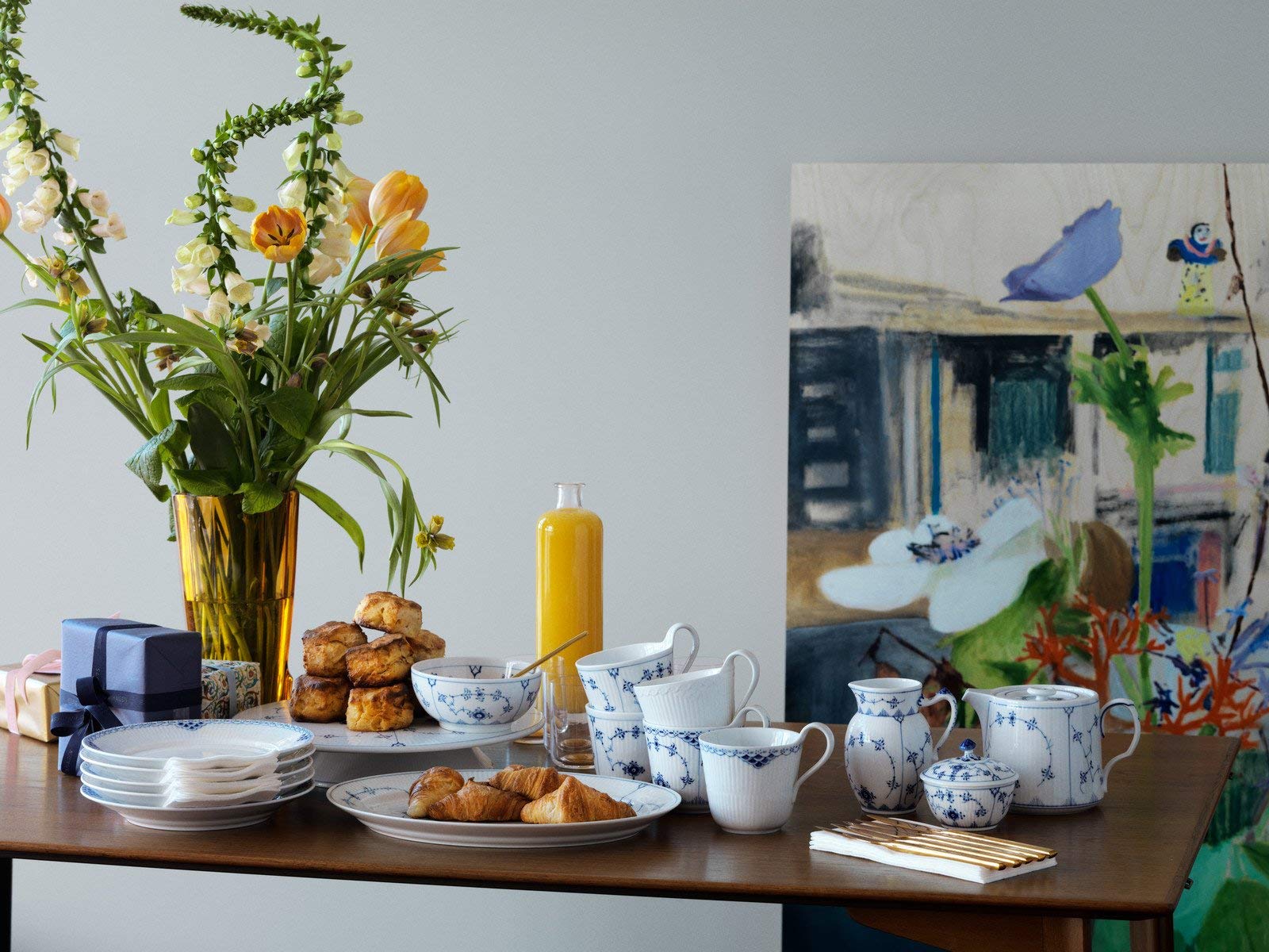   Blue Fluted Plain プレート Royal Copenhagen Blue Fluted Plain Plate 19 / ロイヤル