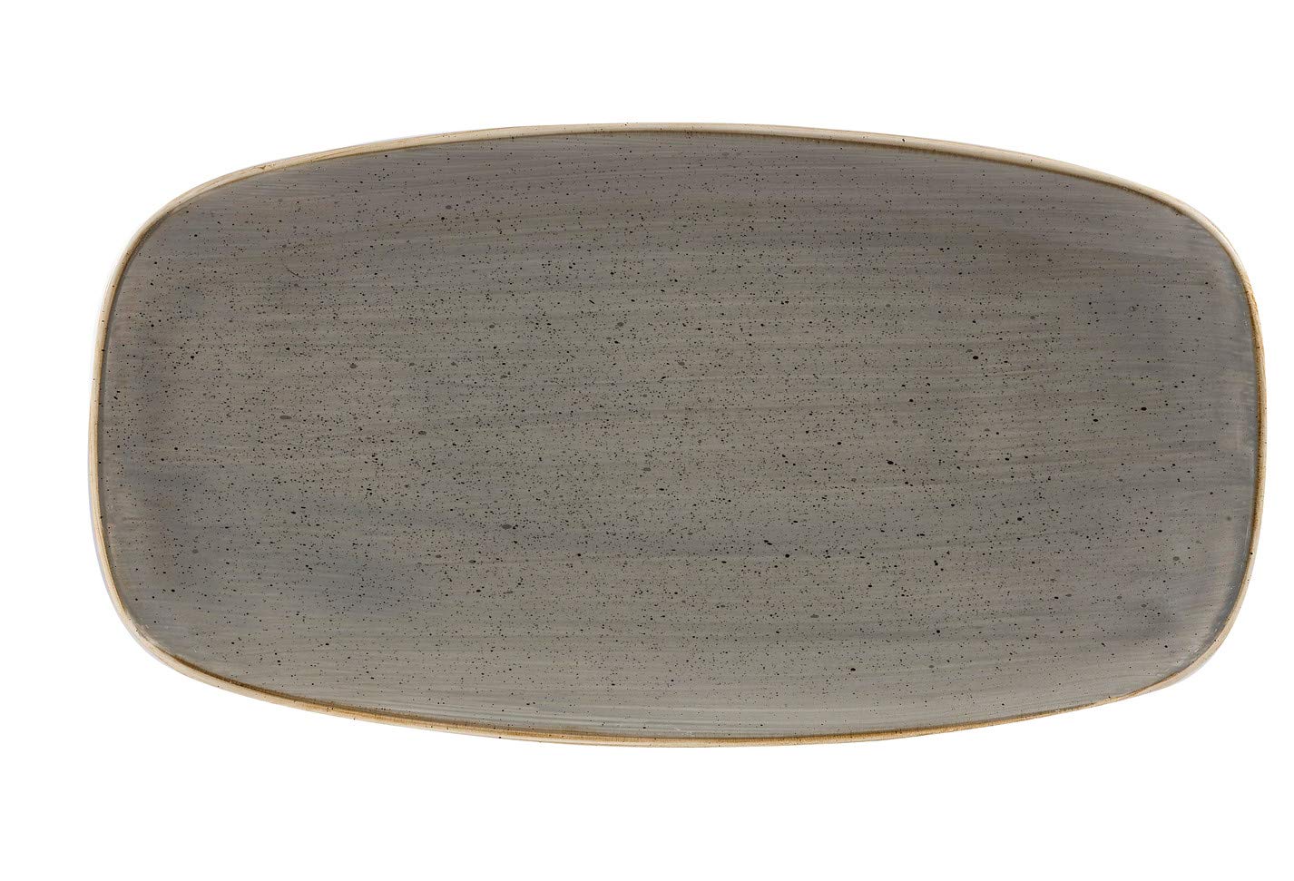 Churchill Stonecast -Oblong Plate Platte- 35x18,9cm, Farbe wählbar (Peppercorn Grey)