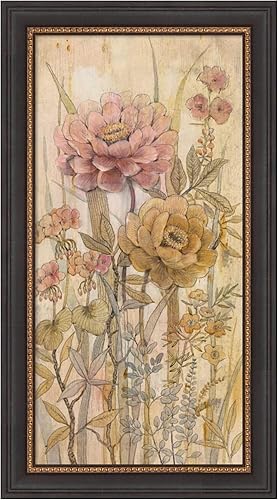 Miniatura 18 de Amanti Art Lienzo decorativo para pared de 36 x 20 pulgadas, diseño floral Chinoiserie II por Tim O'Toole, arte de pared de flores, decoración